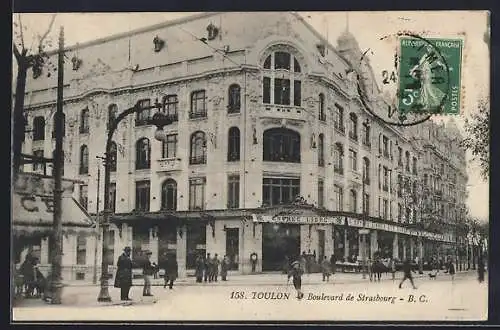 AK Toulon, Boulevard de Strasbourg et Théâtre Libre