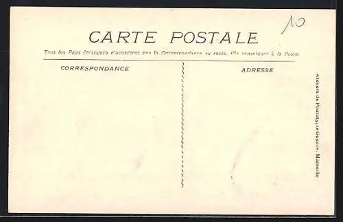 AK Toulon, Combat Naval Fleuri devant les immeubles du port