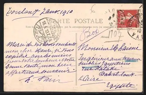 AK Toulon, Le Las, chemin des Routes