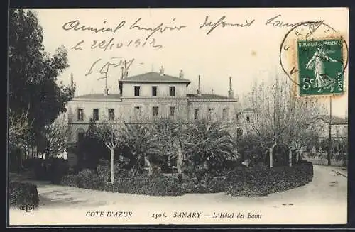 AK Sanary, L`Hôtel des Bains sur la Côte d`Azur