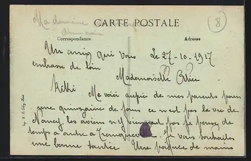 AK La Seyne, Avenue Gambetta