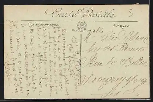 AK Saint-Raphaël, La Poste et la Rue Charles-Gounod