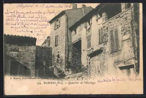 AK Bormes, Quartier de l`Horloge