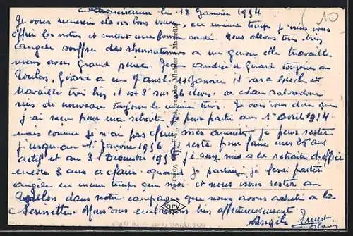 AK Cotignac, Le Cours avec arbres bordant la rue