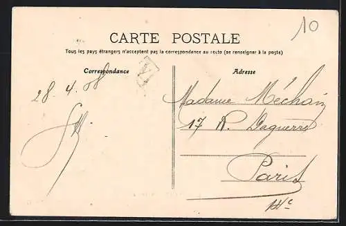 AK Callas, La Placette animée avec fontaine et architecture ancienne