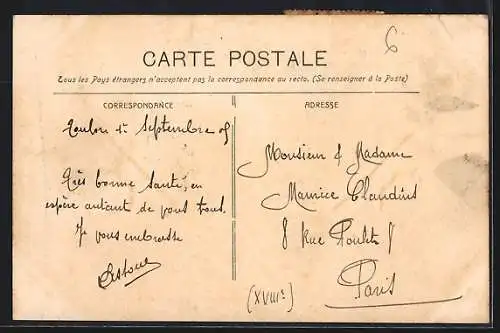 AK Toulon, Avenue Colbert, Le Théâtre Entrée des Artistes