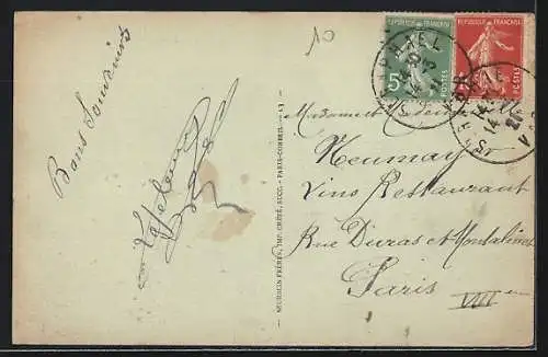 AK Saint Raphaël, Le Boulevard Félix-Martin, Sortie de Messe