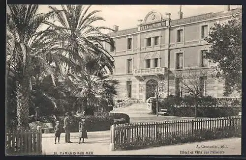 AK Tamaris-sur-Mer, Hôtel et Villa des Palmiers avec jardins luxuriants