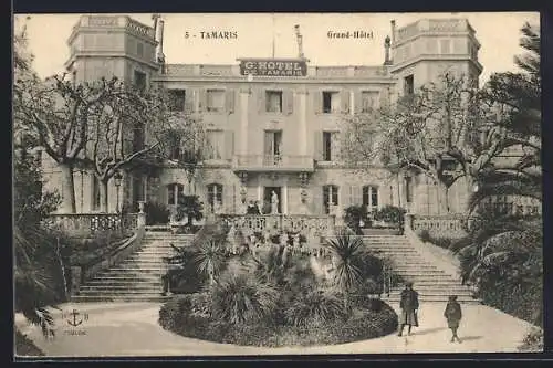 AK Tamaris, Grand-Hôtel avec jardins et escaliers majestueux