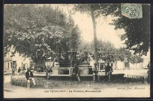 AK Vidauban, La Fontaine Monumentale