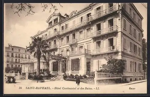 AK Saint-Raphaël, Hôtel Continental et des Bains