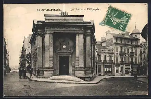 AK Saint-Raphaël, Les Postes et Télégraphes