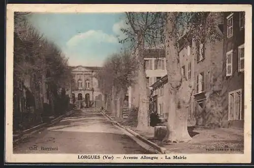 AK Lorgues, Avenue Allongue, La Mairie