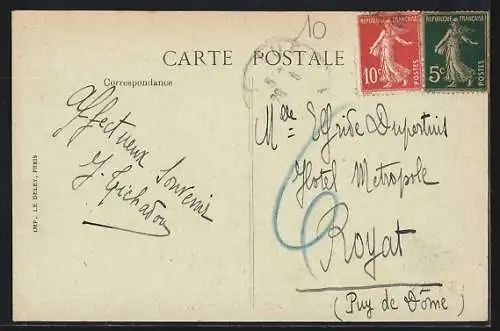 AK Le Luc, Rue de la République et Place de la Liberté