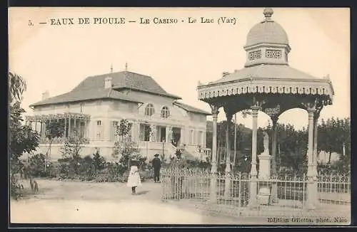 AK Le Luc, Le Casino et pavillon dans le parc des Eaux de Pioule