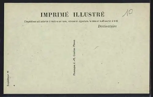 AK Mons, Place de la Poste avec habitants et fontaine