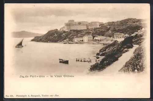 AK Port-Cros, le Vieux Château et la côte environnante