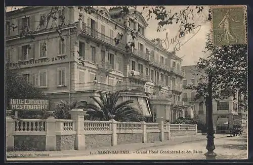 AK Saint-Raphaël, Grand Hôtel Continental et des Bains