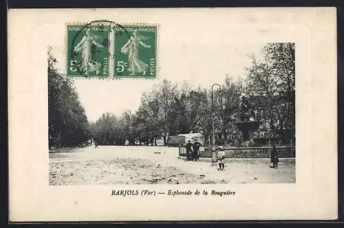 AK Barjols, Esplanade de la Rougière