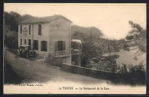 AK Le Trayas, Le Restaurant de la Gare avec vue sur la côte