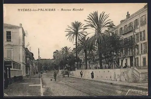 AK Hyères-les-Palmiers, Avenue Riondet