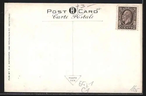 AK Chapleau, C. P. R. Station, Bahnhof