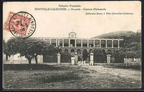 AK Nouméa /Nouvelle-Caledonie, Caserne d`Infanterie