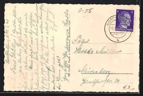 AK Nordhausen, Blick vom Primariusgraben