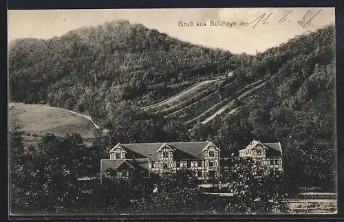 AK Sülzhayn, Blick auf die Heilstätte Ottostubbe