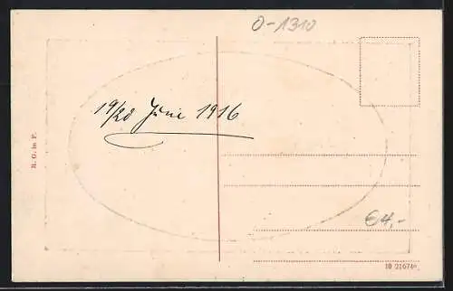 AK Bad Freienwalde a. Oder, Blick auf das Kriegerdenkmal
