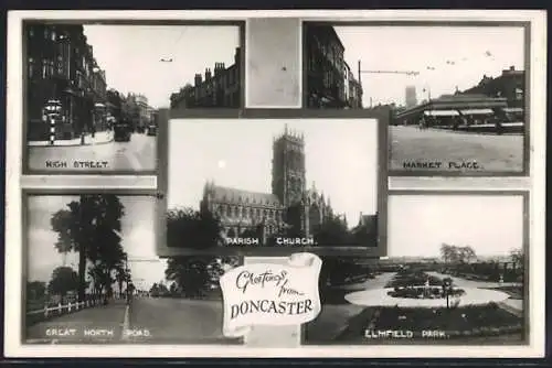 AK Doncaster, High Street, Great North Road, Market Place, Elmfield Park