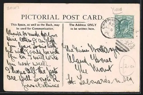 AK Scarborough, Harbour from Castle