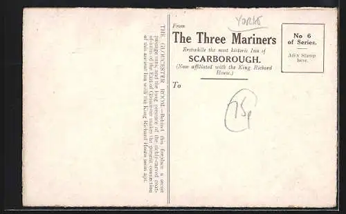 AK Scarborough, The Three Mariners Inn