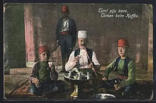 AK Türken beim Kaffee