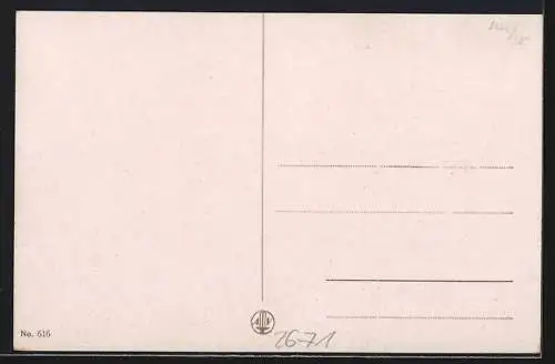 Künstler-AK Chicky Spark: Die Spröde, Mädchen beim Spiel