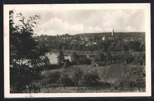 AK Buckow /Märk. Schweiz, Blick vom Storchnest