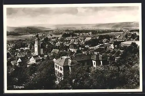 AK Tiengen /Hochrhein, Ortsansicht aus der Vogelschau
