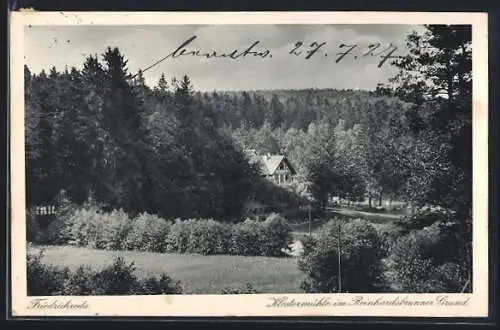 AK Friedrichroda, Klostermühle im Reinhardsbrunner Grund