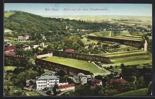 AK Bad Sulza, Blick auf die drei Gradierwerke