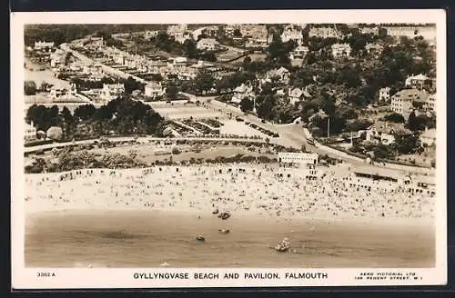 AK Falmouth, Gyllyngvase Beach and Pavillon