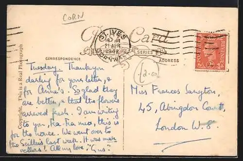 AK Tresco, Scilly, The Figure Heads