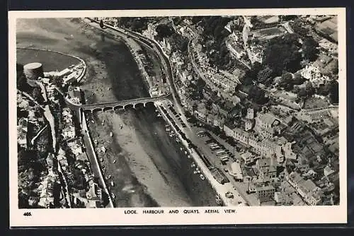 AK Looe, Harbour & Quais, Aerial View