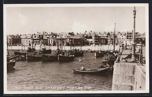 AK St. Ives, Old Town from Smerton`s Pier
