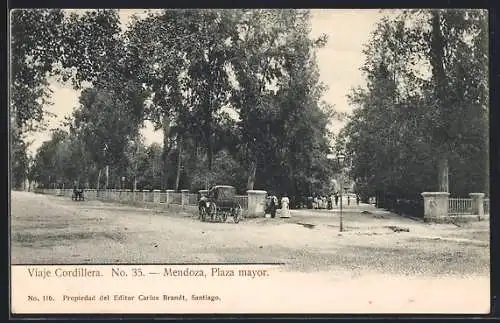 AK Mendoza, Viaje Cordillera, Plaza mayor