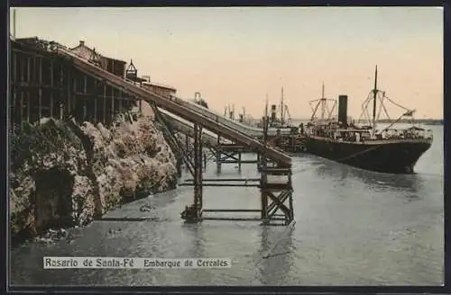 AK Rosario de Santa-Fé, Embarque de Cereales
