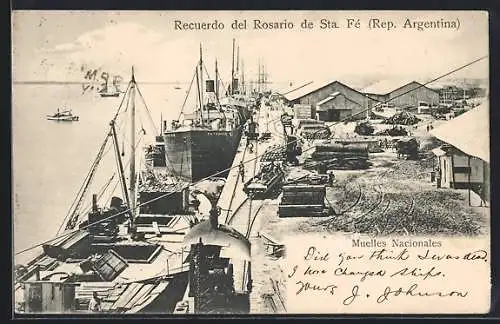 AK Rosario de Santa-Fé, Muelles Nacionales