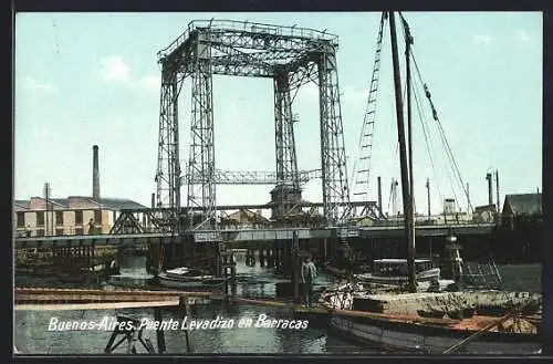 AK Buenos Aires, Puente Levadizo en Barracas