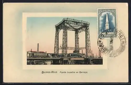 AK Buenos Aires, Puente Levadizo en Barracas