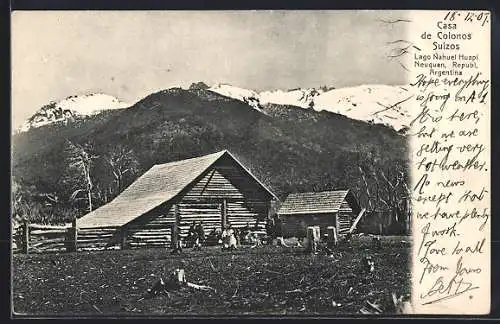 AK Nahuel Huapi /Neuquen, Casa de Colonos Suizos