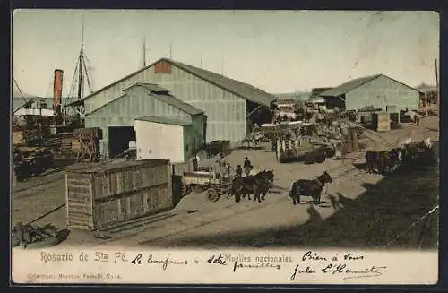 AK Rosario de Sta. Fé, Muelles nacionales